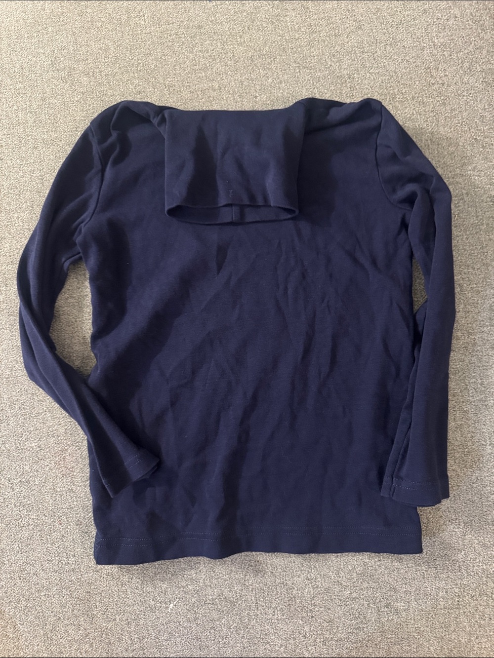 5/$15- Navy Blue Long Sleeve Top